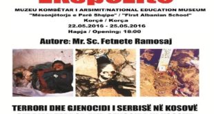 Aktivistja, Fetnete Ramosaj do të hap ekspozitën edhe në Korçë