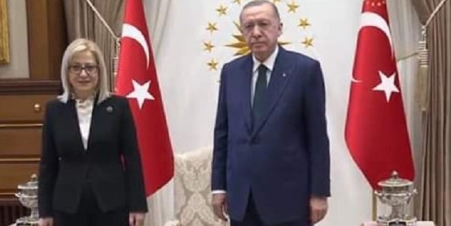 Kryetari i Turqisë, Rexhep Tajip Erdogan, ka pritur në një takim, kryetaren e Kuvendit të Shqipërisë, Lindita Nikolla