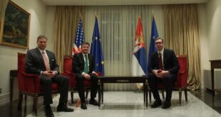 Escobar dhe Lajçak rikonfirmuan në Beograd mbështetjen e tyre për vazhdimin e dialogut ndërmjet Kosovës e Serbisë