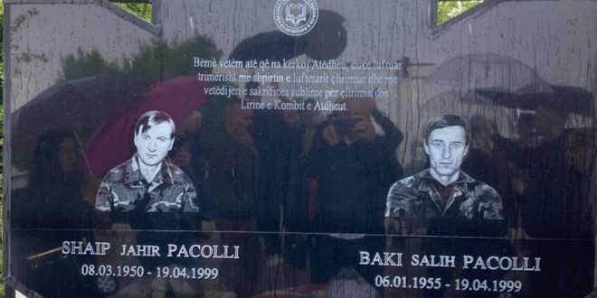 Inaugurohet në Marec memoriali kushtuar 15 dëshmorëve e martirëve të familjes Pacolli