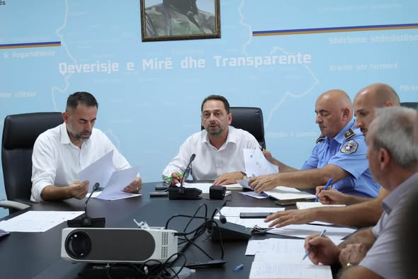 U mbajt mbledhja e radhës e Këshillit Komunal për Siguri në Bashkësi të Skenderajt
