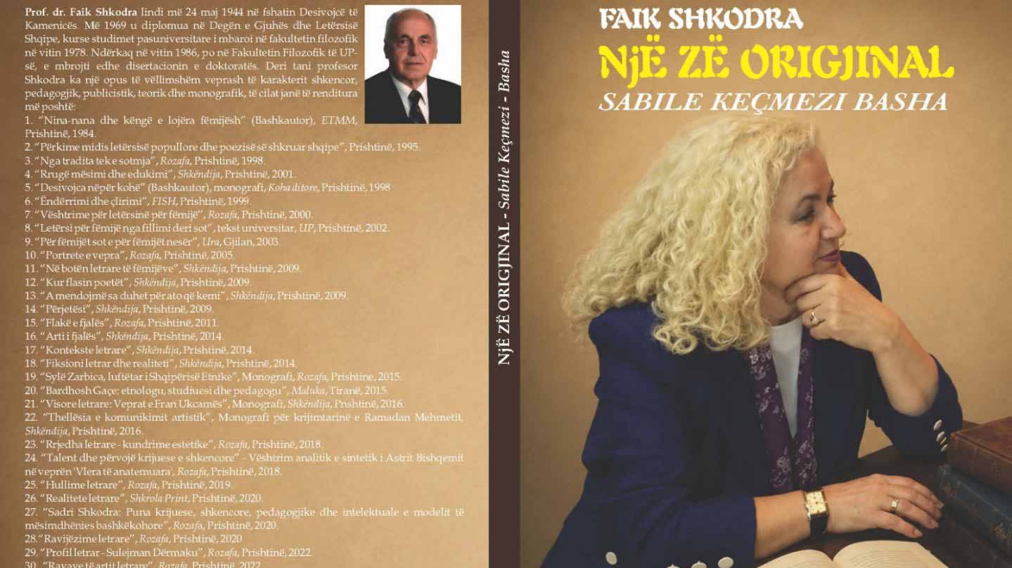 Prof  Elhame Demi Kamberi  REFLEKTIME MBI LIBRIN  NJË ZË ORIGJINAL   SABILE KEÇMEZI BASHA  TË PROF  DR  FAIK SHKODRËS