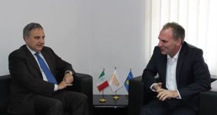 Fatmir Limaj, dhe Skënder Reçica, pritën në takim ambasadorin e Italisë në Kosovë, Piero C. Sardi