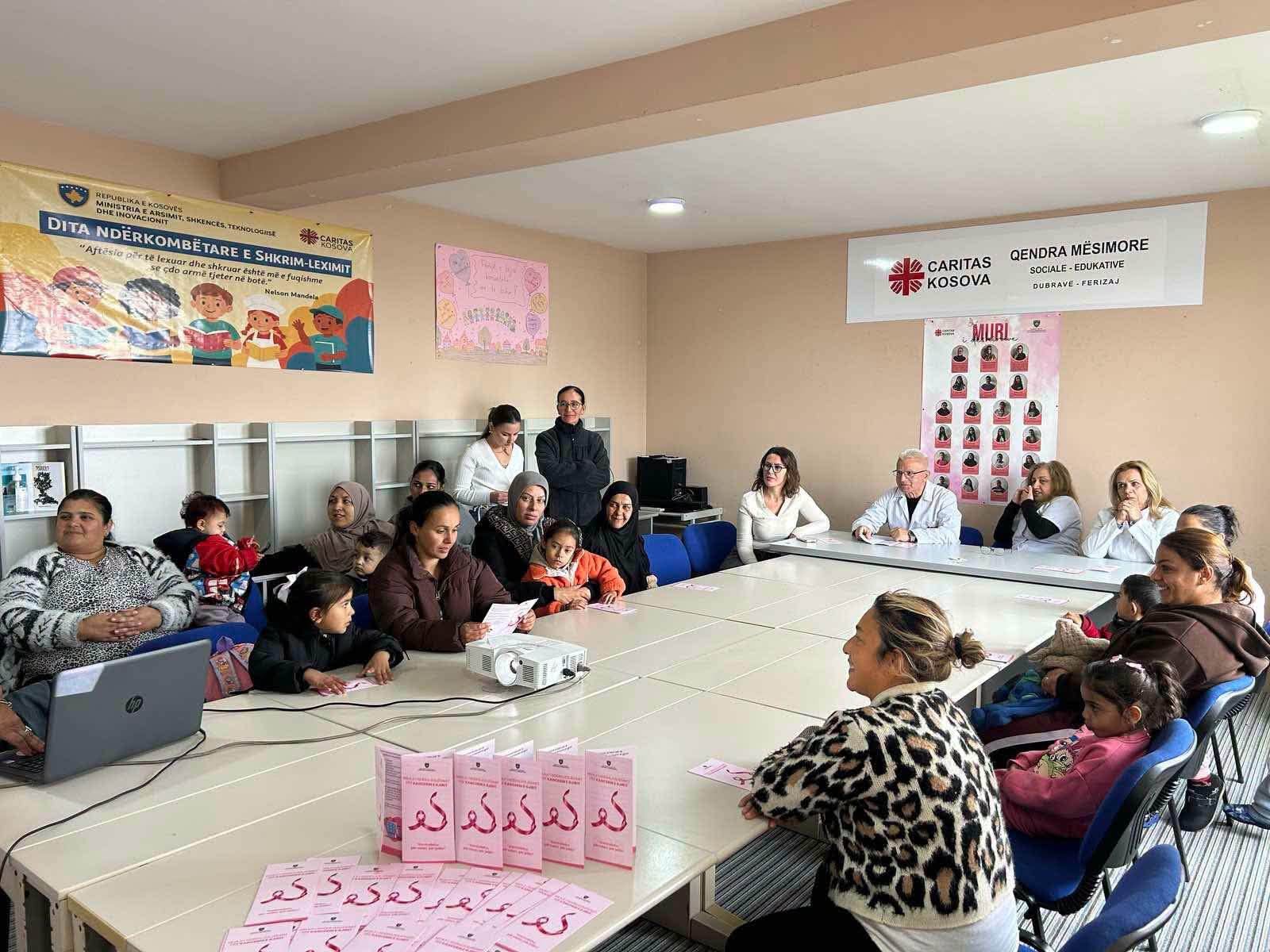 Aktivitete vetëdijesuese për rëndësinë e zbulimit të hershëm të kancerit të gjirit