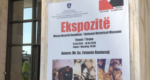 Në Muzeun Kombëtar të Tiranës u hap ekspozita:“Terrori dhe gjenocidi i Serbisë në Kosovë” e autores, Fetnete Ramosaj
