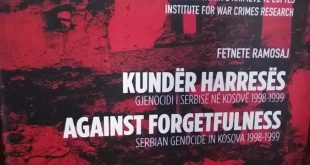 Libri “KUNDËR HARRESËS – Gjenocidi i Serbisë në Kosovë 1998-1999”, gjendet në duart e profesorit të nderuar George D. Schwab