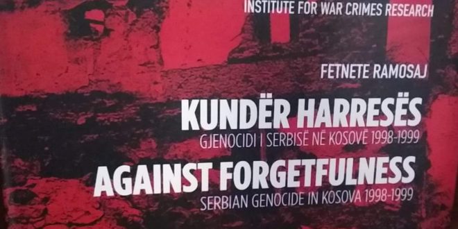 Libri “KUNDËR HARRESËS – Gjenocidi i Serbisë në Kosovë 1998-1999”, gjendet në duart e profesorit të nderuar George D. Schwab