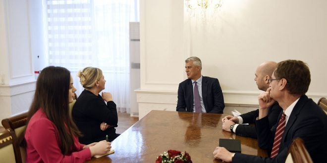 Kryetari i Kosovës, Hashim Thaçi, ka pritur sot në takim ambasadoren e Finlandës në Prishtinë, Pia Stjernvall