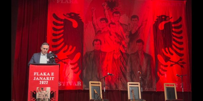 Agim Sylejmani: Sot, këtu në Gostivar, na bashkoi, 40-vjetori i rënies së Jusufit, Kadriut e Bardhoshit, si edhe 38-vjetori i rënies së Rexhepit e Nuhiut