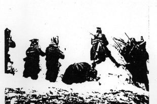 Ushtarë serbë duke luftuar në Lumë, më 1912.
