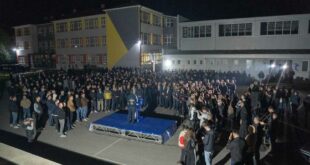 “Fronti Europian” hap shtabin zgjedhor në Likovë, Osmani: Misioni i presidentit të parë shqiptar është pjesë e mozaikut të madh të lirisë