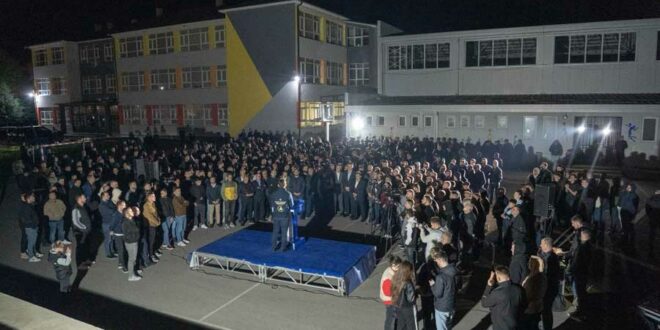 “Fronti Europian” hap shtabin zgjedhor në Likovë, Osmani: Misioni i presidentit të parë shqiptar është pjesë e mozaikut të madh të lirisë