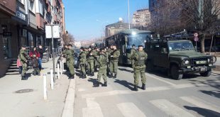 Në 11-vjetorin e Pavarësisë, FSK-ja ka parakaluar për herë të parë si Ushtri e Kosovës