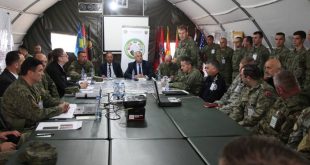 Ministri Berisha dhe komandanti Rama vizituan vendkomandën e ushtrimit fushor ,,Shqiponja 6”