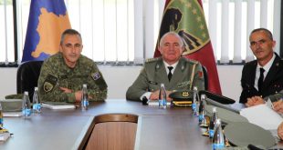 Oficerë të Kursit të Lartë të Republikës së Shqipërisë vizituan Forcën e Sigurisë së Kosovës