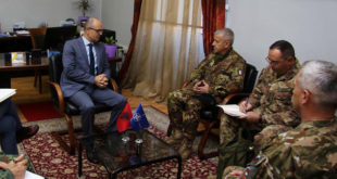 Gjenerali Fungo shprehu vlerësimin për Shqipërinë dhe Forcat e Armatosura si partner shumë të besueshëm
