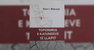 Zymer Mehani: GANI MEHMETI “TOPONIMIA E KATUNDEVE TË LLAPIT”