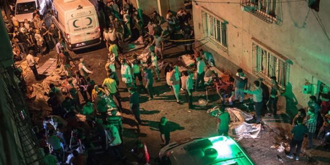 Nga sulmi vetëvrasës 50 të vrarë, më shumë se 100 të plagosur në Gaziantep të Turqisë