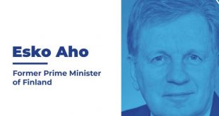 Shkolla Finlandeze organizon ligjëratë me Ish-Kryeministrin e Finlandës, Z. Esko Aho