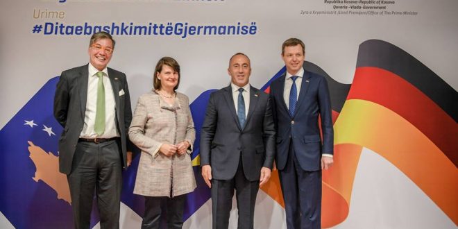 Kryeministri Haradinaj: Shteti dhe kombi gjerman vazhdojnë të jenë bosht i përkrahjes shumëdimensionale të Kosovës