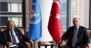 Sekretari i Përgjithshëm i OKB-së, Antonio Guterres, dje në Ankara bisedon kryetarin e Turqisë Rexhep Tajip Erdogan