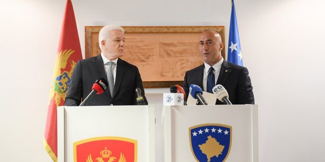 Haradinaj: Me Dushko Markoviq, shprehëm vullnetin e përbashkët për thellimin e bashkëpunimit dypalësh