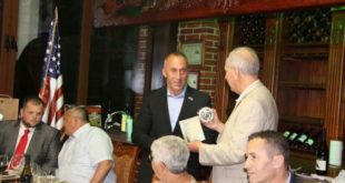 Haradinaj nderohet me medaljen e partneritetit të shtetit Iowas