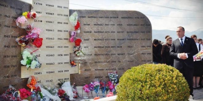 Haradinaj: E vërteta jonë janë varret masive, liria e atdheut tonë mban emrin e secilit nga martirët në tërë Kosovën
