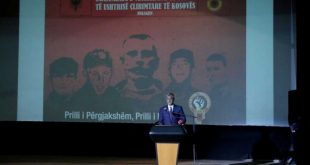 Kryetari i Republikës së Kosovës, Hashim Thaçi: Rënia për liri është sakrifica më supreme