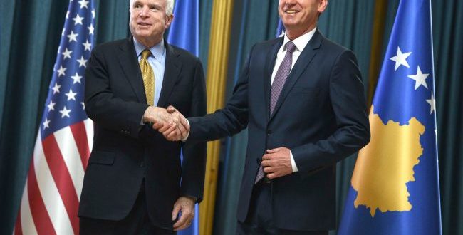 Kryekuvendari Veseli: John McCain miku ynë i madh e i paharruar, prehu në paqe