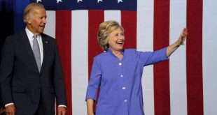 Ish-kandidatja për kryetare të SHBA-ve, Hillary Clinton e përkrah kandidatin e Partisë Demokratike, Joe Biden