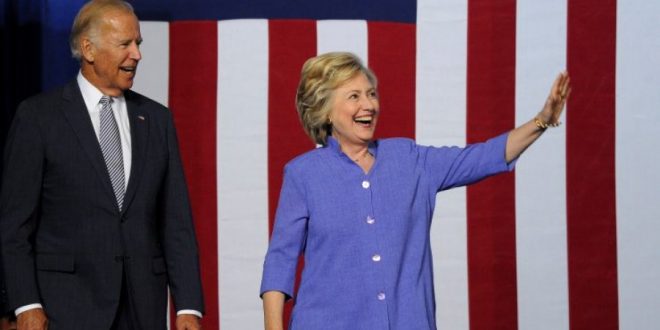 Ish-kandidatja për kryetare të SHBA-ve, Hillary Clinton e përkrah kandidatin e Partisë Demokratike, Joe Biden