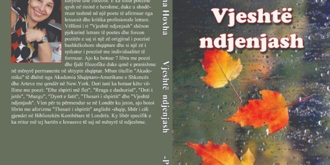 Albert Z. ZHOLI: Libri, “Vjeshtë ndjenjash” dhe vjeshta e zemrave të shuara e Irena Hoxhës