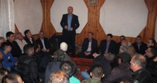 Isa Xhemajlaj takon qytetarët dhe bizneset në Drenas