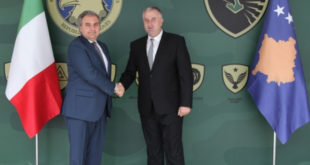 Ambasadori i italian në Kosovë Piero Cristoforo Sardi, konfirmon mbështetjen e Italisë për FSK-në