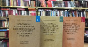 Dr. Jusuf Osmani përuroi librin: Kolonizimi, reforma agrare dhe shpërngulja e shqiptarëve nga Kosova 1918-1941