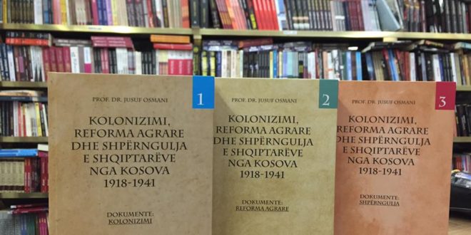 Dr. Jusuf Osmani përuroi librin: Kolonizimi, reforma agrare dhe shpërngulja e shqiptarëve nga Kosova 1918-1941