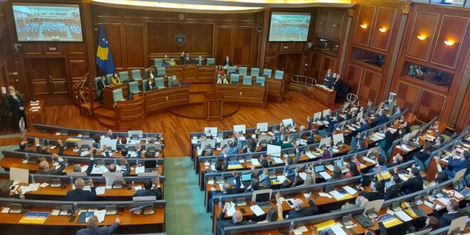 Kuvendi i Kosovës me 94 vota për, asnjë kundër dhe asnjë abstenim miratoi rezolutën, e cila dënon agresionin e Rusisë në Ukrainë
