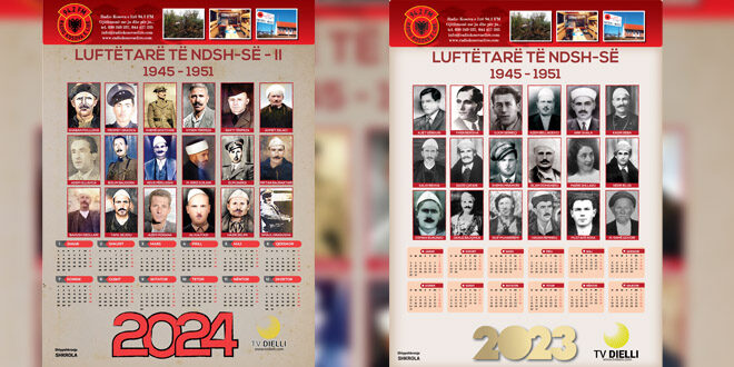 Njoftim dhe sqarim për Kalendarin e Vitit të Ri 2024 të Radios-Kosova e Lirë – Luftëtarë të NDSH-së II