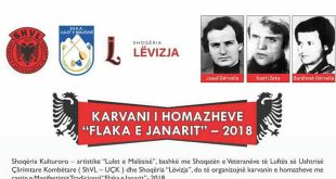 Karvani i homazheve me rastin e Manifestimit Tradicional “Flaka e Janarit” -2018 në Iliridë