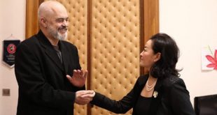 Kryeministri, Edi Rama takon ambasadoren amerikane, Yuri Kim, diskutojnë për stërvitjen ushtarake “Defender 21”