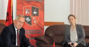 Kryetari i KKSH, Jonuz Muisliu takon përfaqësuesen e Ambasadës së ShBA-vë në Beograd, Colleen Smith