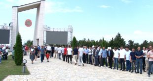 Sot në varrezat e dëshmorëve të Brigadës 121 “Ismet Jashari-Kumanova”, në Kleçkë, janë bërë homazhe