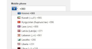 Kodi telefonik i Kosovës