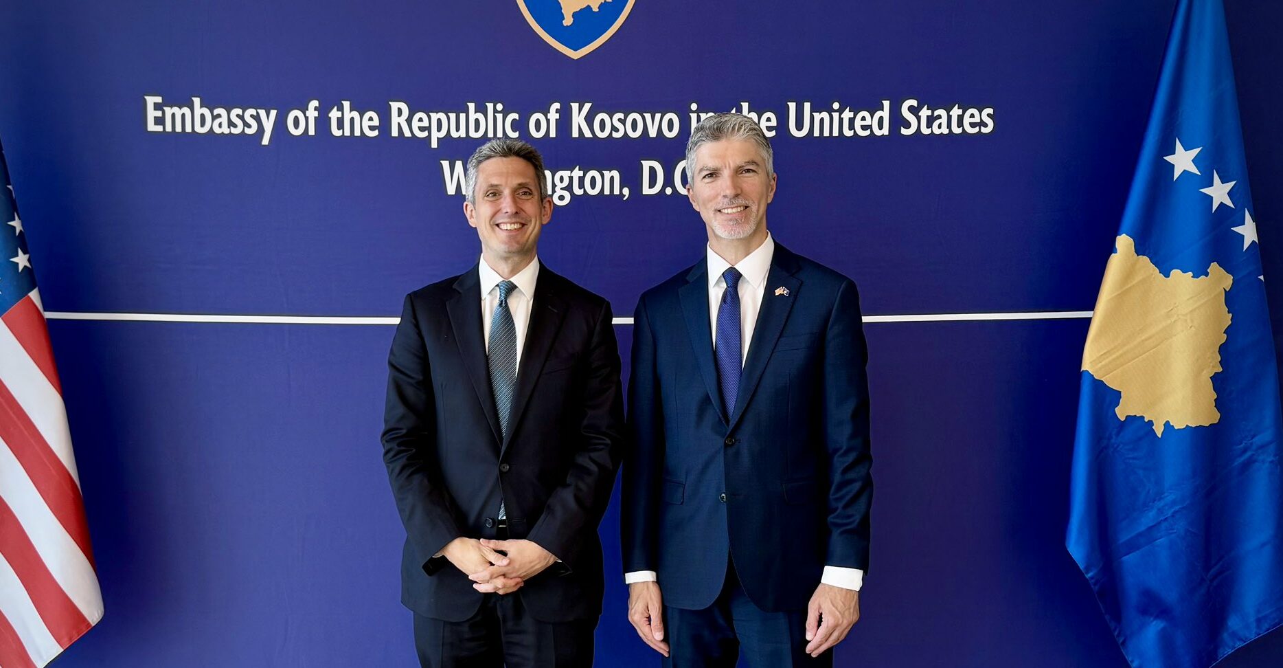 Ambasadori Dugolli pret zyrtarin e lartë amerikan Mark Fleming  riafirmohet partneriteti i ngushtë Kosovë ShBA