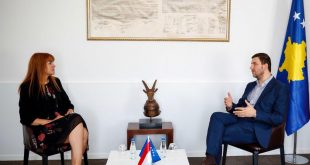 Memli Krasniqi e takon shefen e Misionit të Ambasadës së Luksemburgut në Kosovë, Natacha Gomes