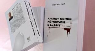 Zymer Mehani: U botua libri “Krimet serbe në trevën e Llapit 1998-1999”, i autorit  Arsim Rifat Thaçi 