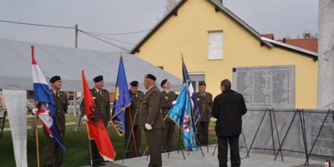 Kroacia gjatë luftës në vitin 1991 është përkrahur nga 2579 ushtarë shqiptarë