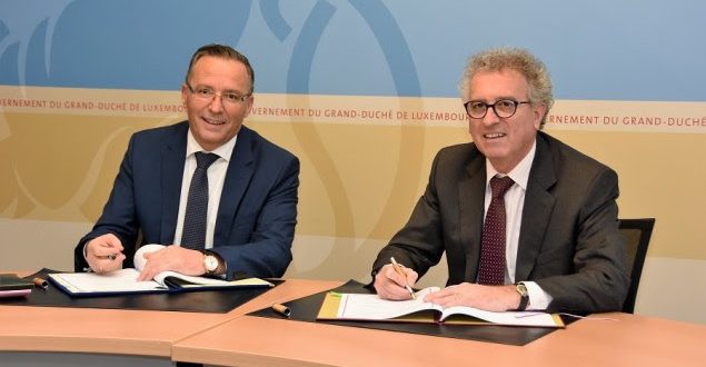 Ministri i Financave Bedri Hamza dhe homologu i tij nga Luksemburgu Pierre Gramegna nënshkruan marrëveshjen për heqjen e tatimit të dyfishtë