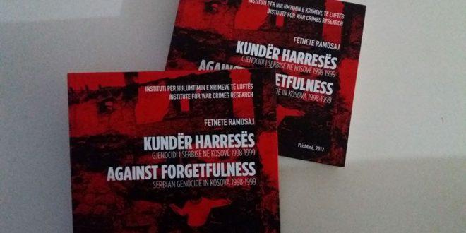 Përurohet libri: "Kundër Harresës-Gjenocidi i Serbisë në Kosovë 1998-1999", i autores Fetnete Ramosaj